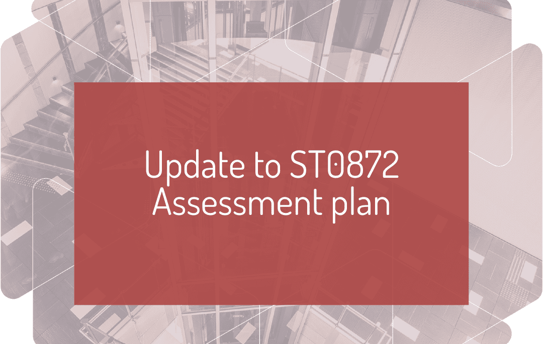Update to ST0872 Assessment plan